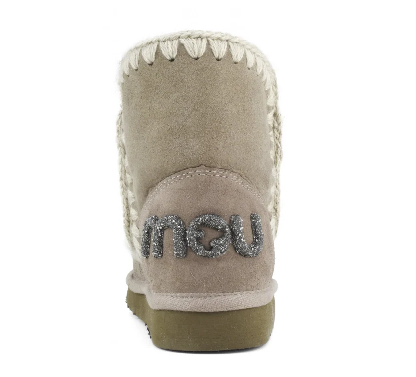 Eskimo Glitter Logo Ankle Boot in Elephant Grey, from Mou - Image 2