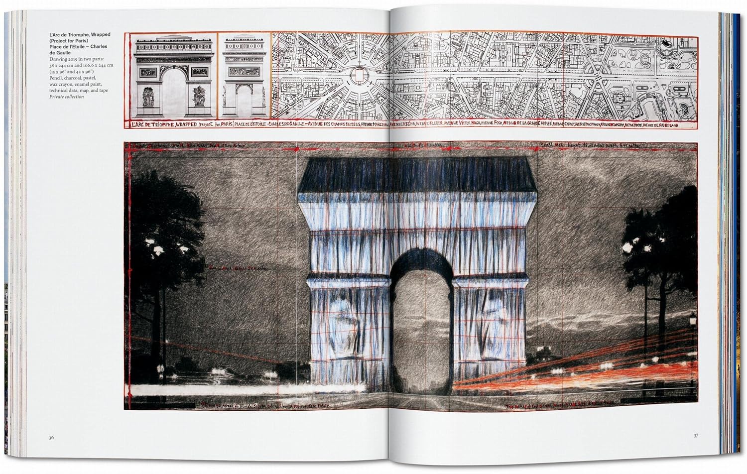 Christo and Jeanne-claude. L’arc De Triomphe, Wrapped - Image 3