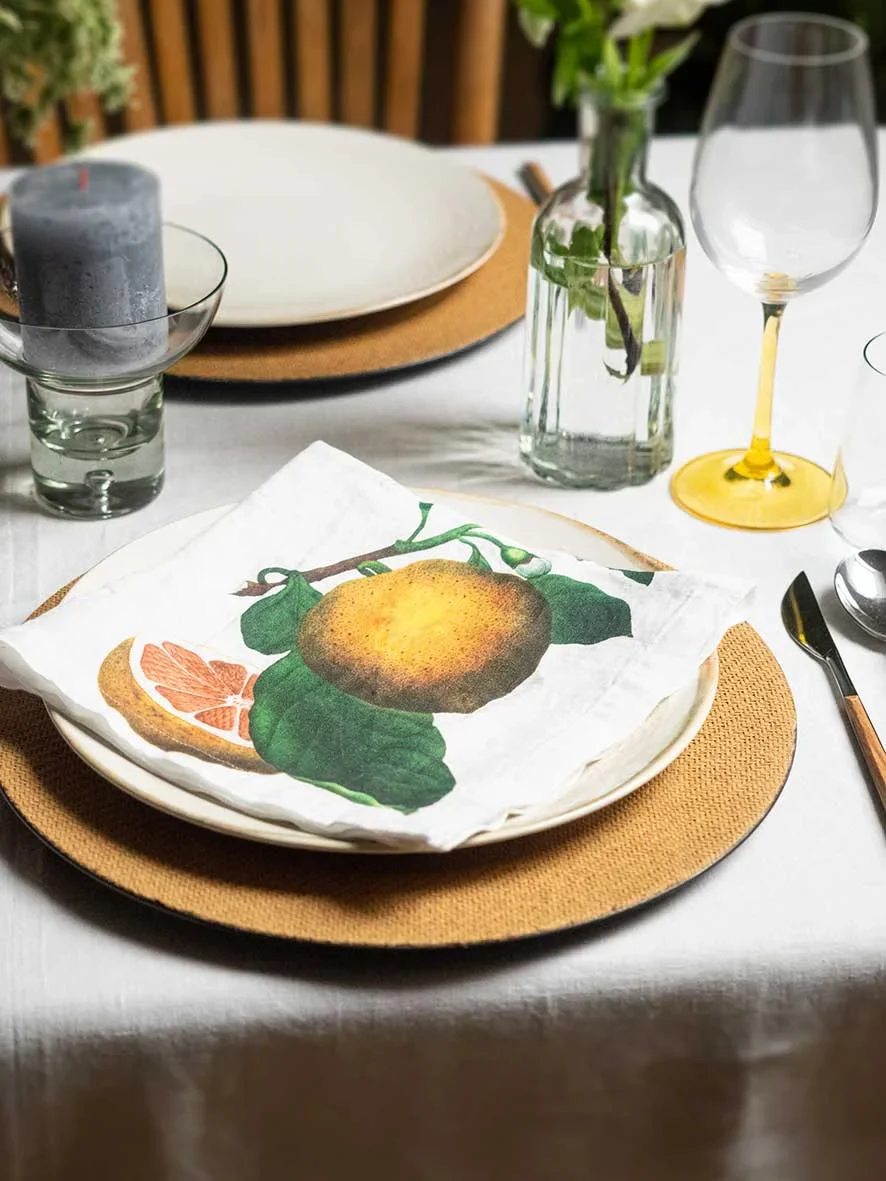 Set of 6 Citrus Napkins, from Linoroom - Image 7