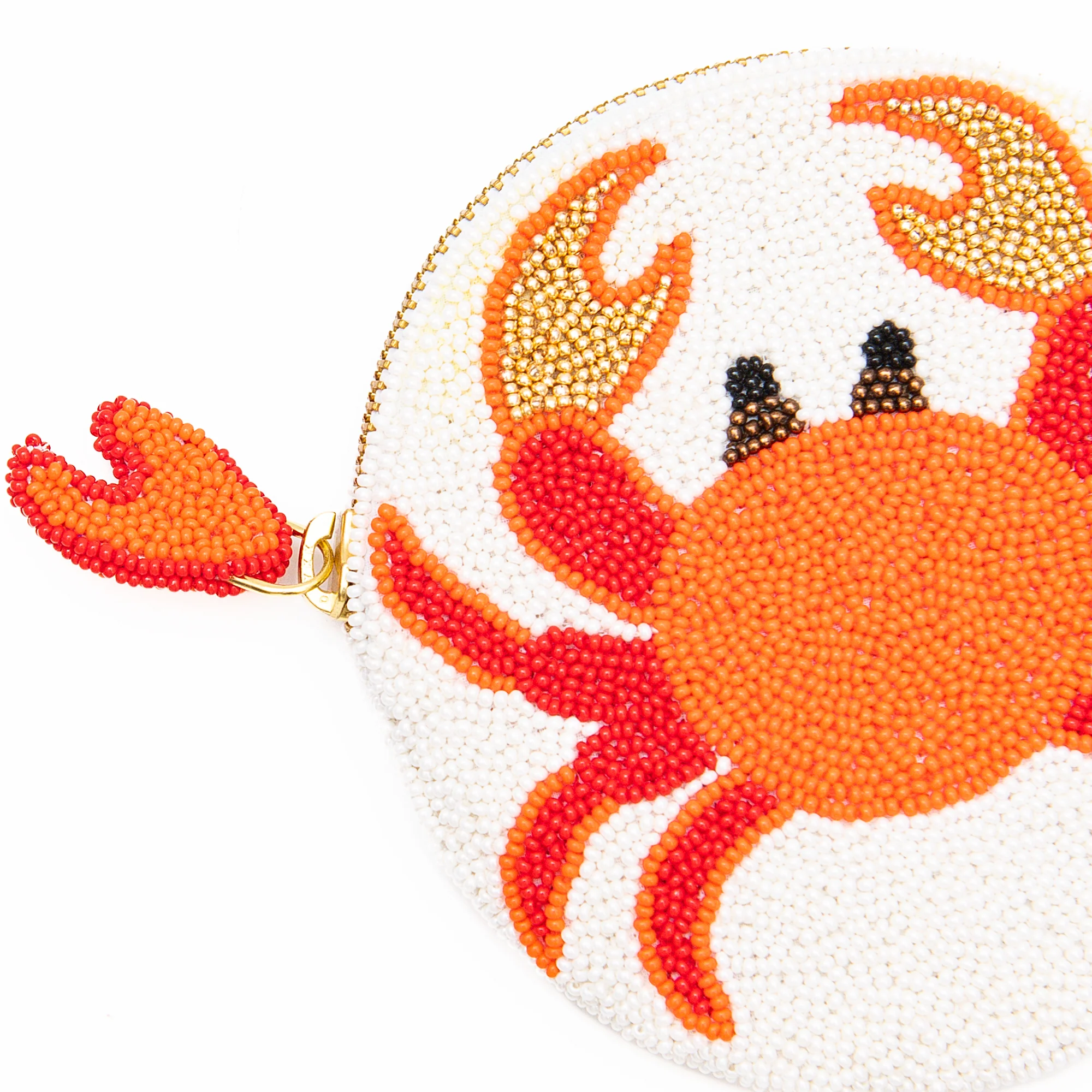 Crab Coin Purse in Red, from Olivia Dar - Image 2