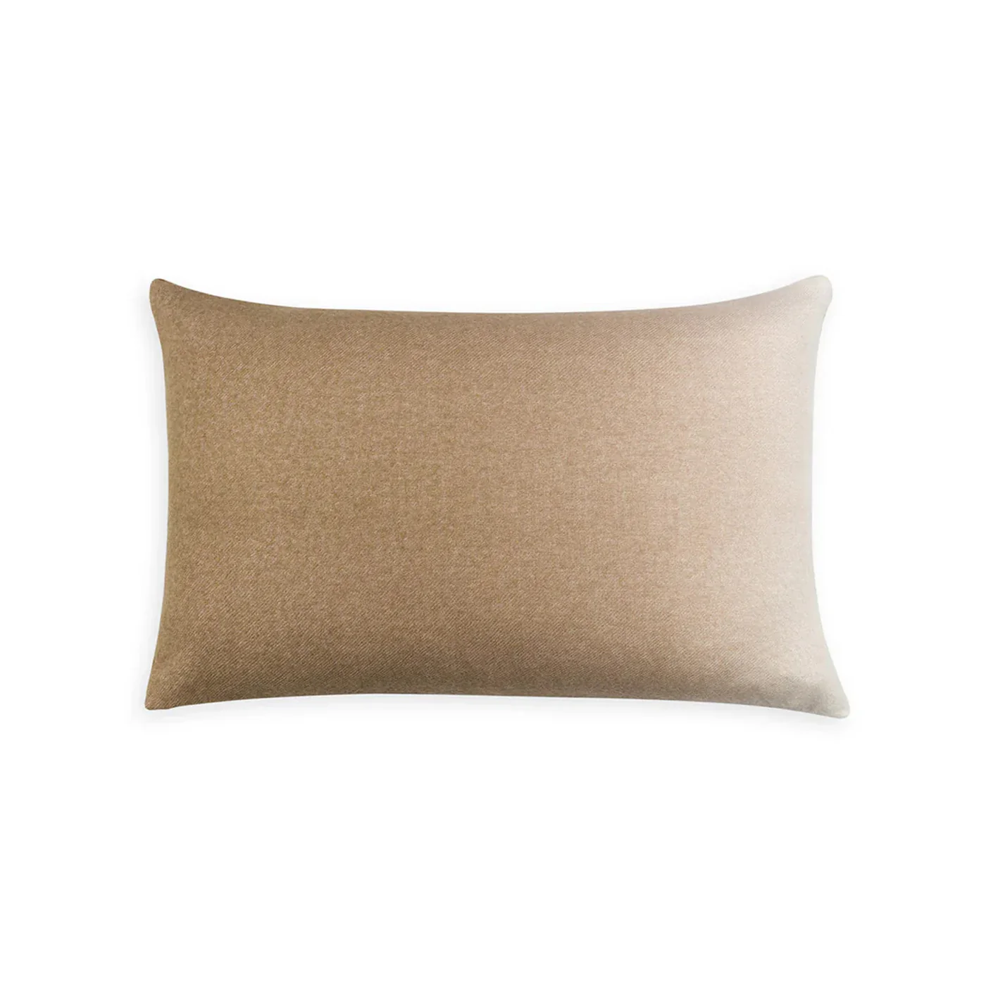 Dip Dyed Rectangle Pillow in Camel