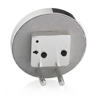 Alarm Clock in Black and Silver - Image 3