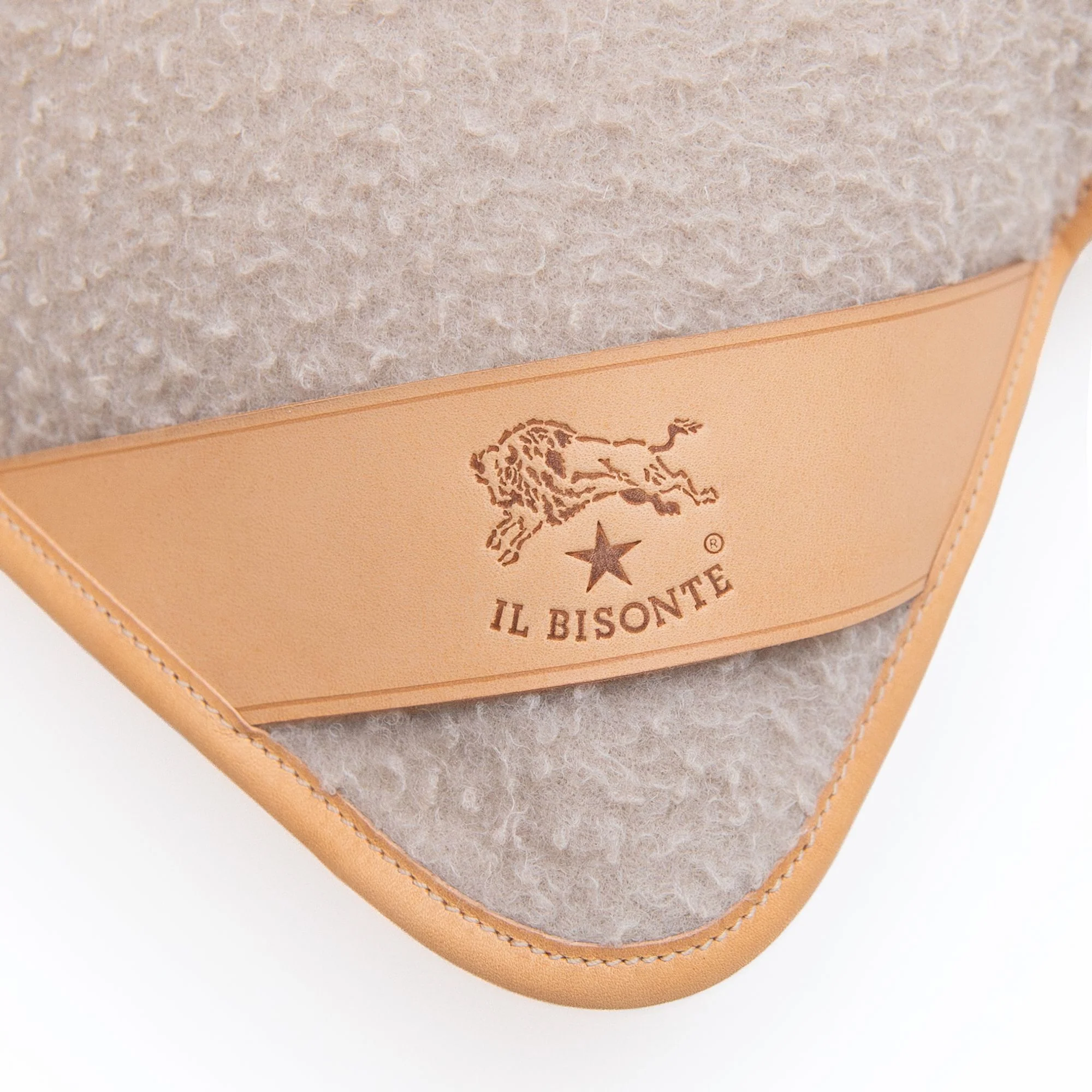 Home Pillow in Natural and Beige, from IL Bisonte - Image 2