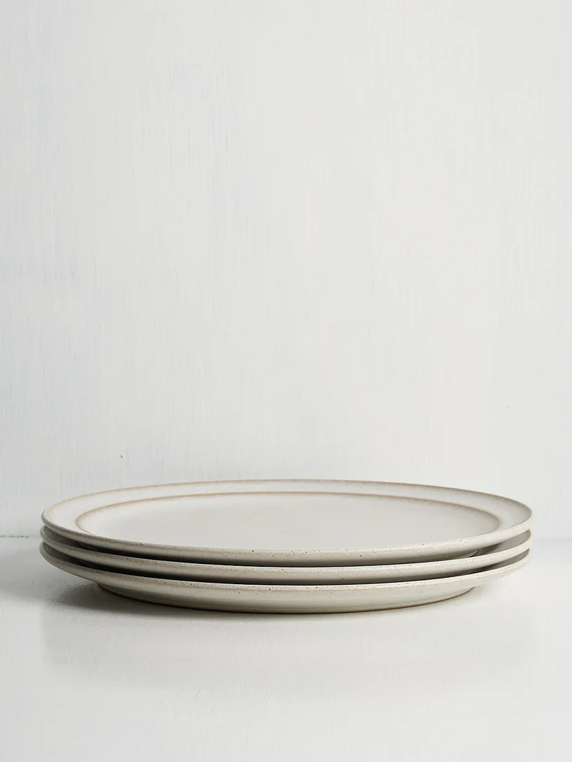 Large Pillar Plate in Oat, from Standard Affair - Image 2