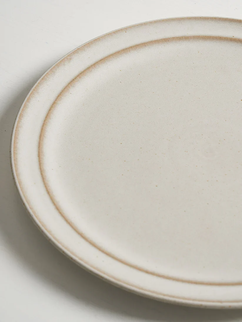 Large Pillar Plate in Oat, from Standard Affair - Image 4