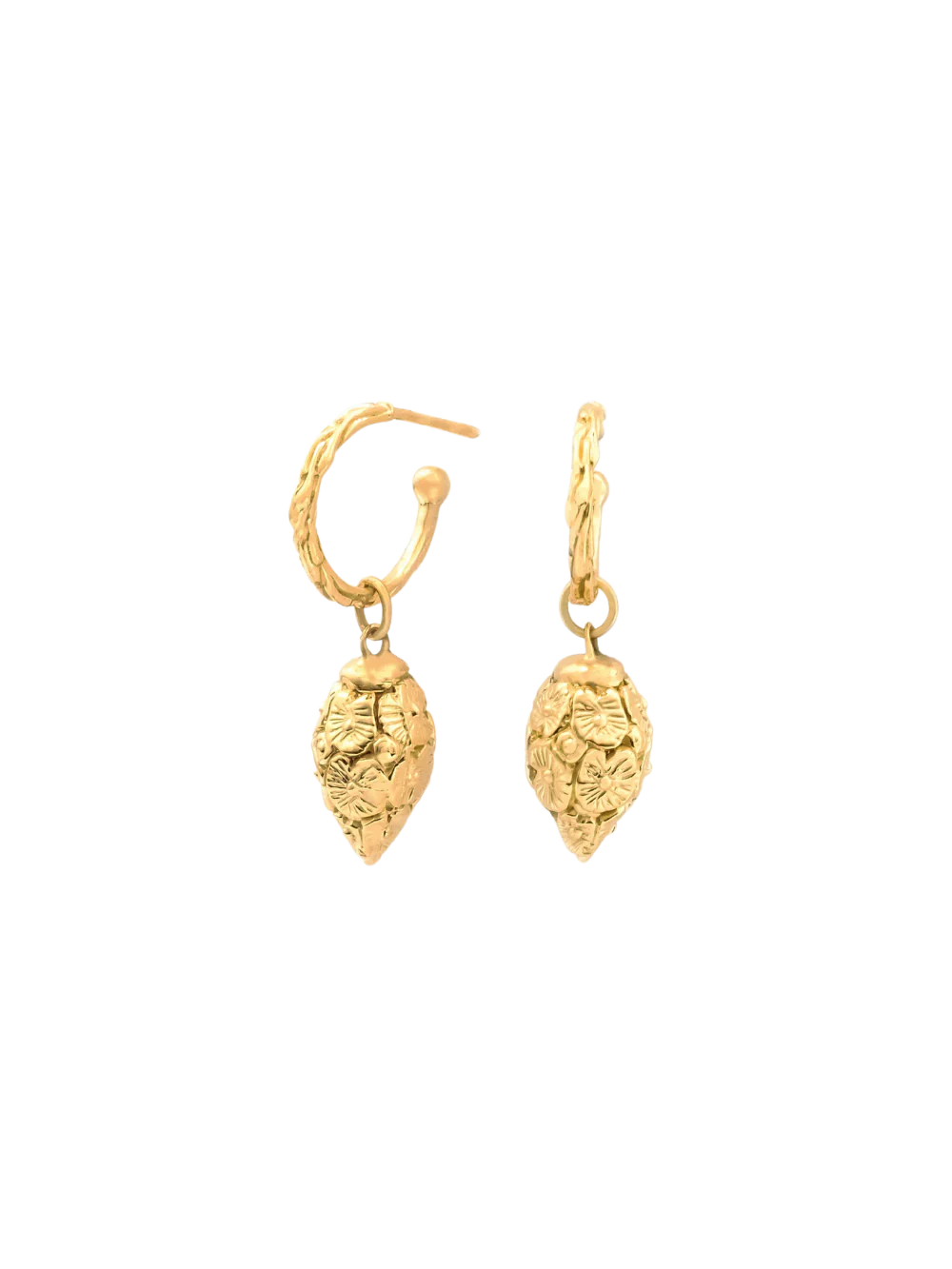 LP Jugs Earrings in Gold Vermeil, from Carina Hardy