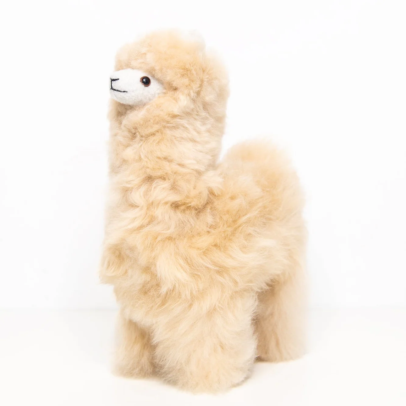 Medium Plush Alpaca in Champagne - Image 2