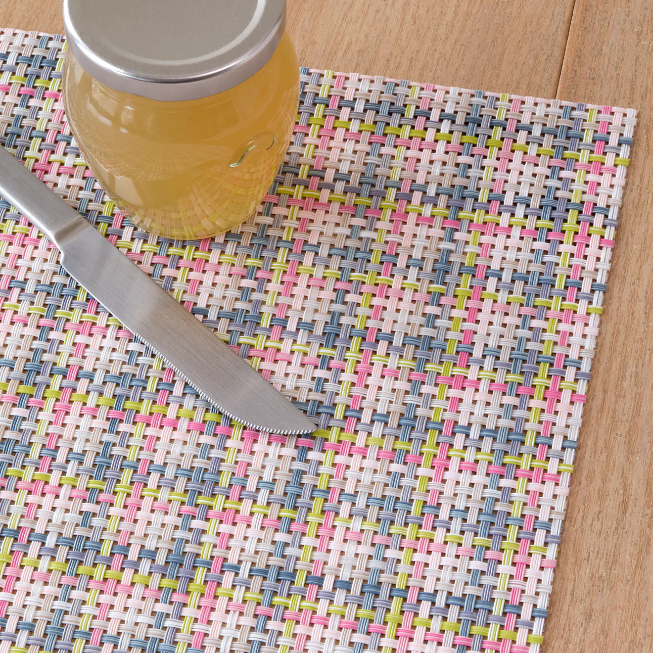 Mini Basket Tablemat in Begonia - Image 4