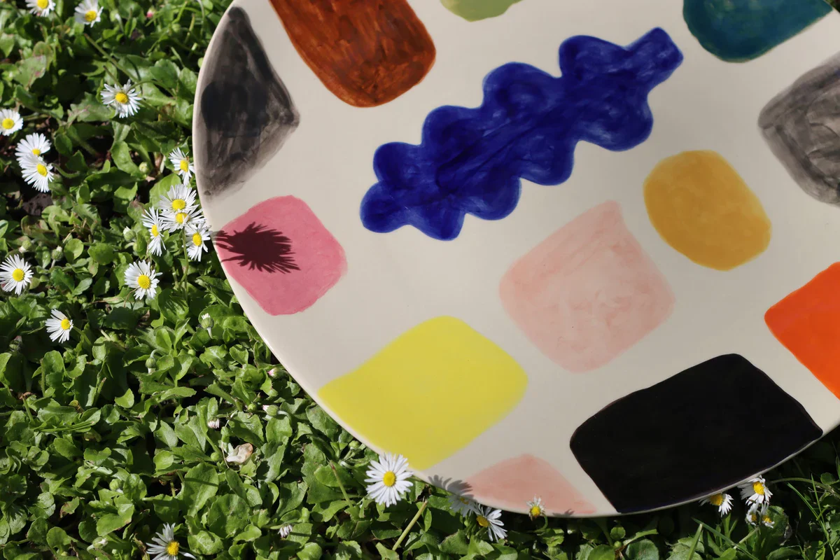 Mottle Stone Ceramic Platter, from Donna Wilson - Image 2