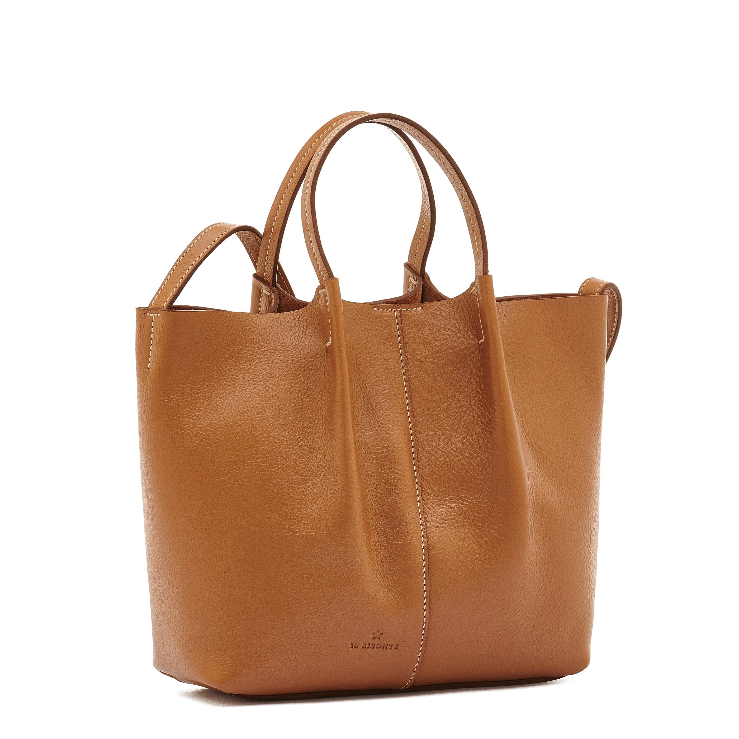 Nina Crossbody Bag in Gianduia, from IL Bisonte - Image 2