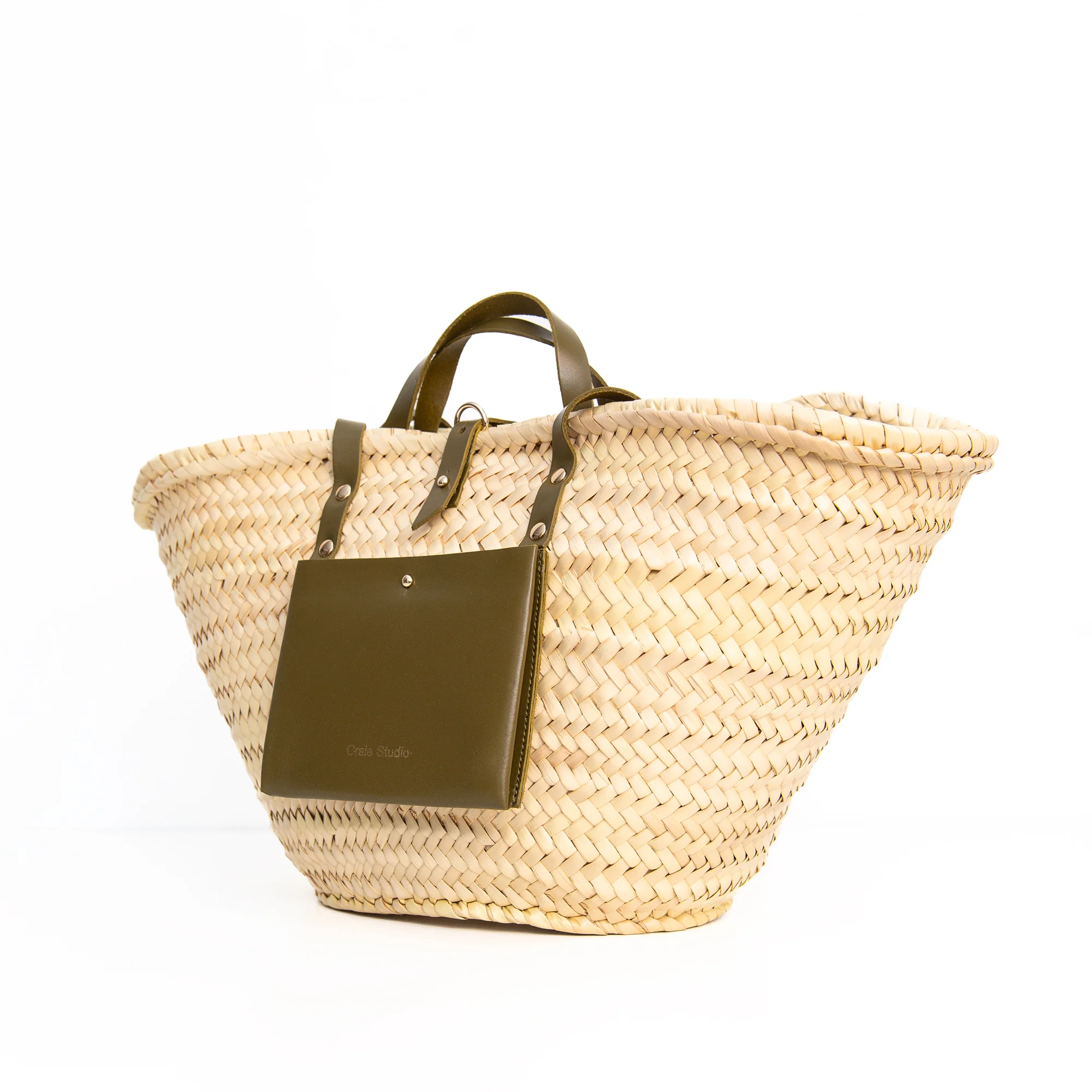 Panier II Bag in Khaki, from Craie Studio - Image 3