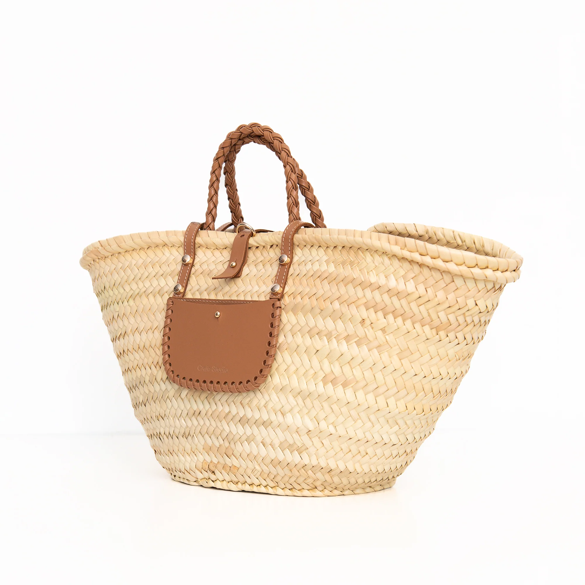 Panier Spiral Bag in Mocha, from Craie Studio - Image 3