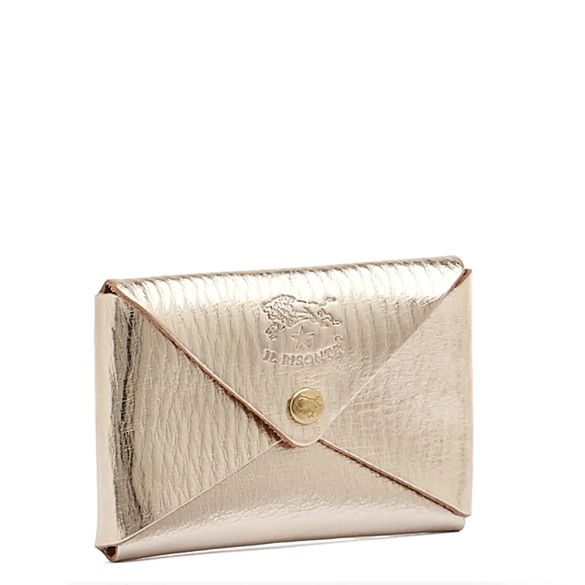 Sovana Card Case in Platinum, from Il Bisonte - Image 2