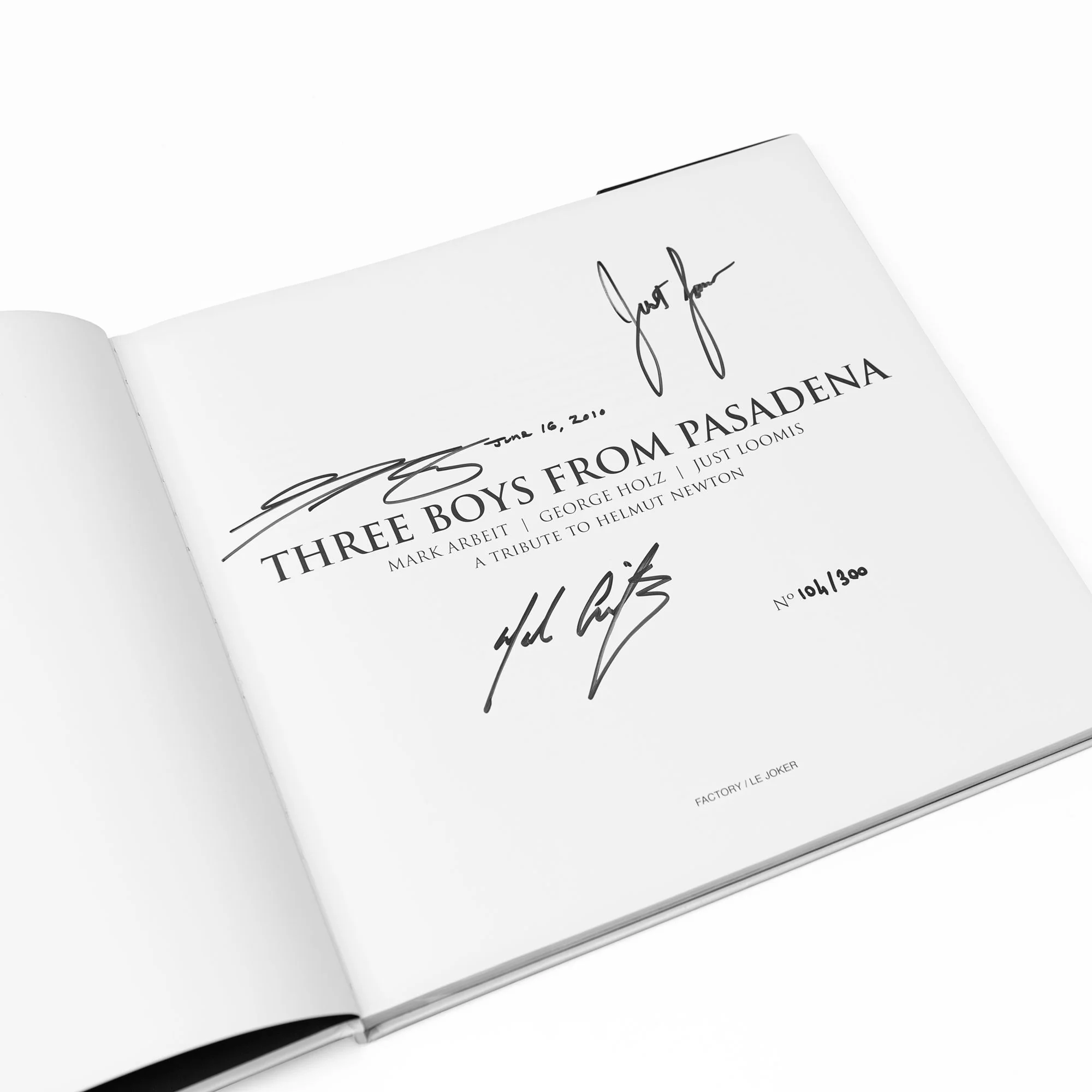 Three Boys from Pasadena: A Tribute to Helmut Newton: Mark Arbeit, George Holz, Just Loomis - Image 3